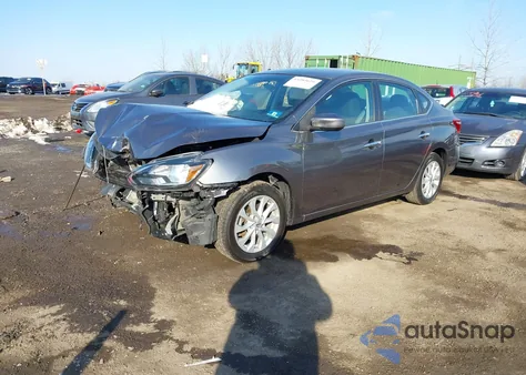 2019 Nissan Sentra Sv z USA, uszkodzony, nr VIN 3N1AB7AP5KY440150